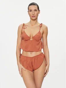 Bluebella Piżama Nicole 42109 Pomarańczowy Regular Fit - Piżamy damskie - miniaturka - grafika 1