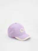 Czapki damskie - Reserved - Czapka z daszkiem - lawendowy - miniaturka - grafika 1