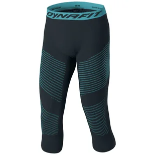 Męskie kalesony 3/4 Dynafit Speed Dryarn M Tights Rozmiar: L / Kolor: czarny/niebieski - Bielizna sportowa męska - miniaturka - grafika 1