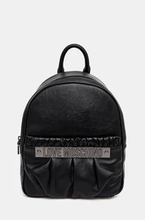Love Moschino plecak damski kolor czarny duży gładki JC4290PP0L - Plecaki - miniaturka - grafika 1