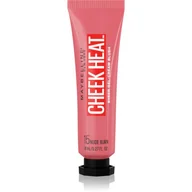 Róże do policzków - Maybelline New York Cheek Heat Blush, róż, żelowa formuła pigmentów na bazie wody, błyszczące wykończenie, nr 15 Nude Burn - miniaturka - grafika 1