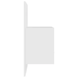 Lumarko Wiszące szafki nocne, 2 szt., białe, materiał drewnopochodny - Szafki nocne - miniaturka - grafika 10
