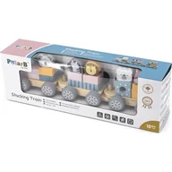 Kolejki i akcesoria - Viga Toys Kolejka z wagonikami i zwierzątkami Viga Toys PolarB 44015 - miniaturka - grafika 1