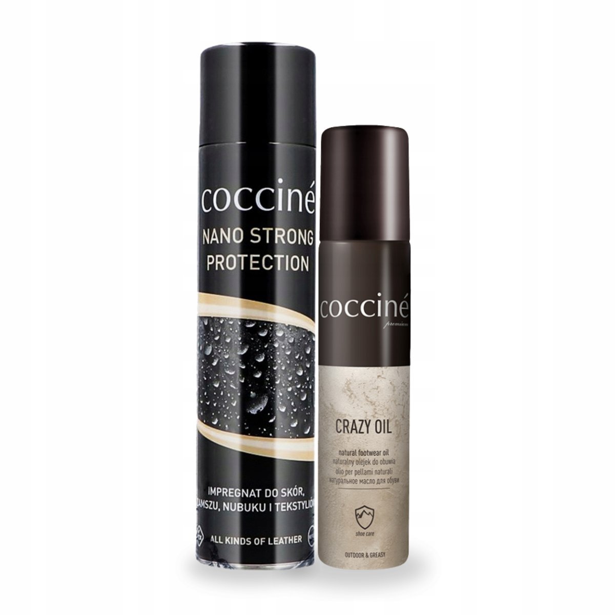 Olejek Crazy Oil i Nano Strong Protection do Butów Coccine Zestaw 2w1