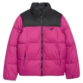Kurtki i kamizelki sportowe damskie - Kurtka damska 4F Down Jacket F581 Rozmiar: M / Kolor: różowy - miniaturka - grafika 1