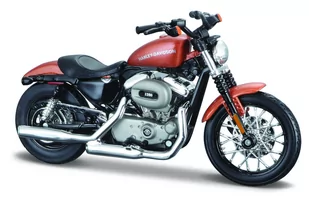 Maisto, model kolekcjonerski Hd 2007 Xl 1200N Nightster Pomarańczowy 1/18 - Samochody i pojazdy dla dzieci - miniaturka - grafika 1