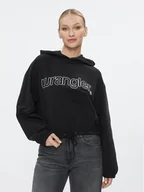 Bluzy damskie - Wrangler Bluza 112342761 Czarny Loose Fit - miniaturka - grafika 1