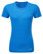 Koszulki sportowe damskie - RONHILL Koszulka biegowa damska TECH TENCEL SS TEE electric blue - miniaturka - grafika 1