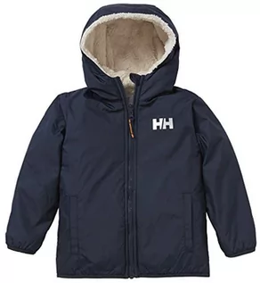 Kurtki i płaszcze dla dziewczynek - Helly Hansen Dziecięca kurtka CHAMP REVERSIBLE Navy, 3 - grafika 1