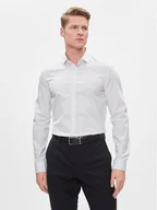 Koszule męskie - Calvin Klein Koszula K10K112311 Biały Slim Fit - miniaturka - grafika 1