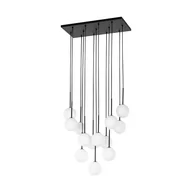 Lampy sufitowe - Okazała, czarno-biała lampa wisząca TK 10079 z serii MARTIN WHITE - miniaturka - grafika 1