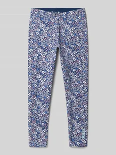 Legginsy o kroju regular fit z kwiatowym nadrukiem na całej powierzchni - Spodnie i spodenki dla chłopców - miniaturka - grafika 1