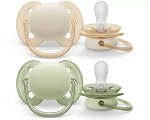 Avent Smoczek Uspokajający 2szt 0+ 0-6M Ultra Soft 091/05 - Smoczki uspokajające - miniaturka - grafika 1