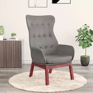 Fotele - Lumarko Fotel wypoczynkowy, jasnoszary, obity tkaniną! - miniaturka - grafika 1