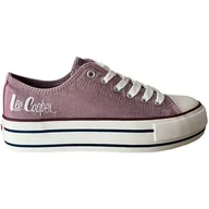 Trampki damskie - Buty Lee Cooper LCW-24-31-2219LA fioletowe - miniaturka - grafika 1