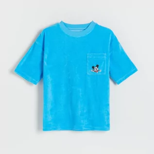 Koszulki dla chłopców - Reserved - T-shirt Mickey Mouse - Niebieski - grafika 1