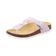 Kapcie damskie - Superfit Dziewczęce pantofle 1000117 kapcie domowe, Fioletowy 8500, 30 EU - miniaturka - grafika 1