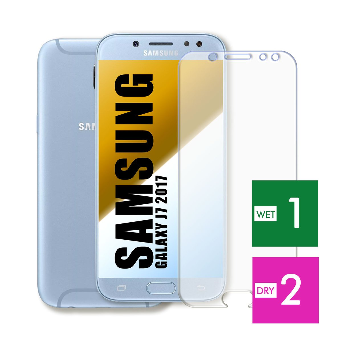 WZMOCNIONE SZKŁO DO SAMSUNG GALAXY J7 2017 SZYBKA HARTOWANE 9H JAKOŚĆ