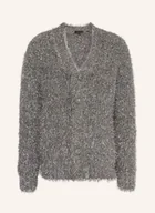 Swetry damskie - Lacoste Kardigan grau - miniaturka - grafika 1