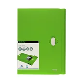 Teczki i skoroszyty - Teczka klip A4 zielona zamykana Recycle Leitz - miniaturka - grafika 1