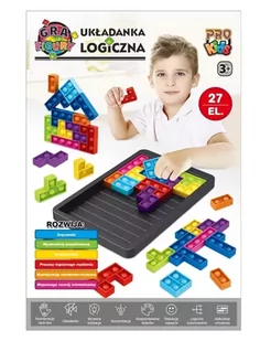 Układanka logiczna Figury - Pro Kids - Łamigłówki - miniaturka - grafika 1