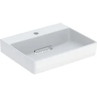 Umywalki - Geberit One Umywalka nablatowa 50x41 cm z otworem na baterię bez przelewu biały z powłoką KeraTect 505.024.00.1 - miniaturka - grafika 1