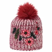 Czapki damskie - CMP 5504744j czapka dziewczęca rozmiar uniwersalny czerwony Syrah jeden rozmiar - miniaturka - grafika 1