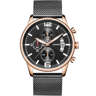 Zegarek Zegarek męski WEIDE WD011 czarny rg Chronograf - Zegarki męskie Zegarek Zegarek męski WEIDE WD011 czarny rg Chronograf - Zegarki męskie - miniaturka - grafika 1