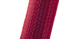 Kable komputerowe i do monitorów - Rozciągliwy Oplot Poliestrowy Do Kabli I Przewodów Śr. 38 Mm – Czerwony - miniaturka - grafika 1