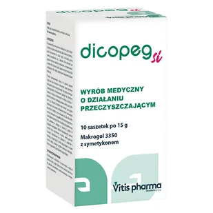 Dicopeg SI, Proszek do sporządzania roztworu doustnego, 10 saszetek x 15g - >>> DARMOWA od 99zł <<<- - Układ pokarmowy - miniaturka - grafika 1