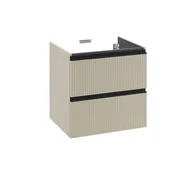 Szafki łazienkowe - Szafka pod umywalkę Studio 60x48.1x58 cm beżowa Sensea - miniaturka - grafika 1