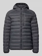 Kurtki męskie - Kurtka pikowana z kapturem i logo - miniaturka - grafika 1