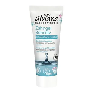 Alviana Żel Do Zębów z Solą Morską i Nagietkiem 75ml - Alviana VINŻELSOLMORS - Pasty do zębów - miniaturka - grafika 1