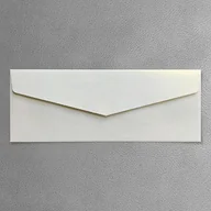 Koperty - KOPERTA Z014 ecru metalizowana ozdobna (110x290mm) - miniaturka - grafika 1