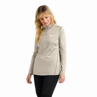 Koszulki sportowe damskie - Damska koszulka termoaktywna z długim rękawem Jack Wolfskin SKY THERMAL HZ W pale sand - XS - miniaturka - grafika 1