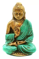 Figurki dekoracyjne - BUDDA BUDDHA ORIENTALNA FIGURKA ŻYWICA - miniaturka - grafika 1