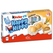 Inne słodycze - Kinder Happy Hippo Haselnuss 5 szt. - miniaturka - grafika 1