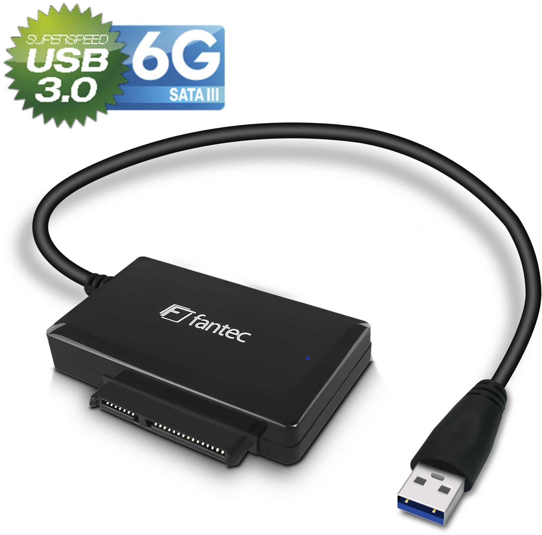 Serwer plików Fantec FANTEC USB 3.0 SATA 6G Adapter DOCK SSD HDD black 2571