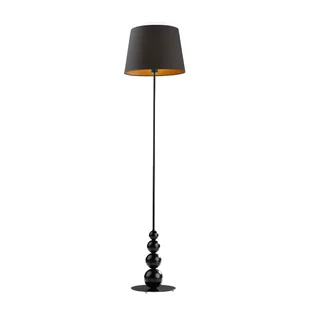 Lampa podłogowa czarne kule LIZBONA GOLD - Lampy stojące - miniaturka - grafika 1