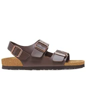Sandały męskie - Sandały męskie Birkenstock Milano BF 34701 - brązowe - miniaturka - grafika 1