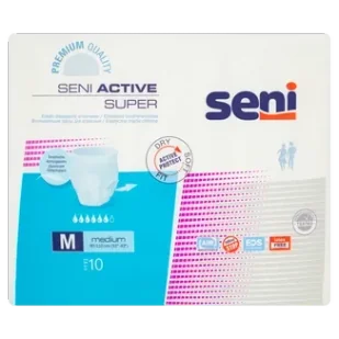 Seni Majtki chłonne Active Super (2) Medium 10szt. - Apteczki i materiały opatrunkowe - miniaturka - grafika 2