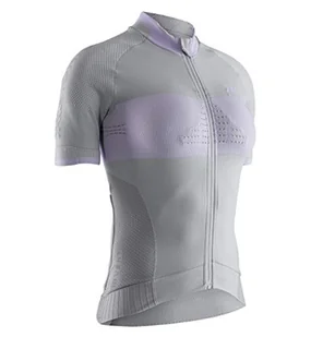 X-Bionic damska koszulka z krótkim rękawem Invent 4.0 Bike Race Dolomite Grey/Magnolia Purple XL RT-BT00S19W - Koszulki i topy damskie - miniaturka - grafika 1
