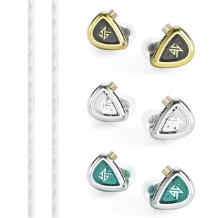 KZ EDA Wired Earphone without Mic In Ear Earbuds Noise Cancelling for Sports - Akcesoria do słuchawek - miniaturka - grafika 1