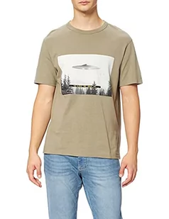 United Colors of Benetton Bluza męska, Szary Zielony 301, L - Bluzy męskie - miniaturka - grafika 1