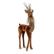 Ozdoby bożonarodzeniowe - Figurka na Boże Narodzenie, SW/OZD/360 19x8x45 cm, brązowa - miniaturka - grafika 1