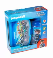 Zestawy naczyń dla dzieci - ASTRA Zestaw bidon + śniadaniówka policja Playmobil PL-08 511020002 - miniaturka - grafika 1