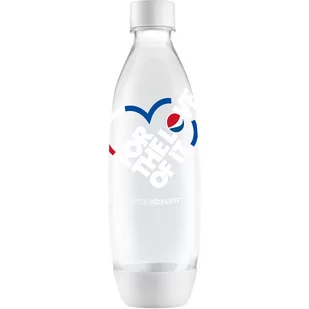 SodaStream Butelka Fuse Pepsi love 1 l, biały - Saturatory - miniaturka - grafika 1