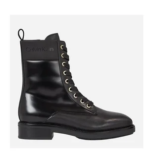 Trzewiki damskie skórzane Calvin Klein HW0HW01715 41 Czarne (8720108621106). Buty za kostkę damskie - Botki damskie - miniaturka - grafika 1