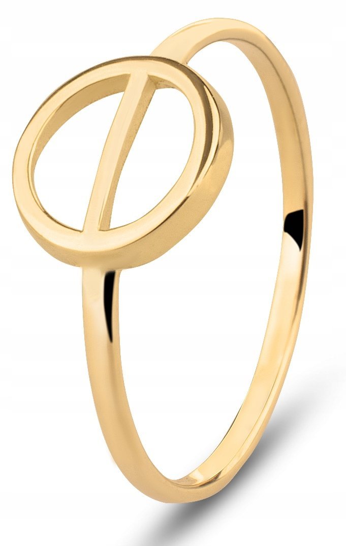 PIĘKNY ZŁOTY PIERŚCIONEK KÓŁKO 333