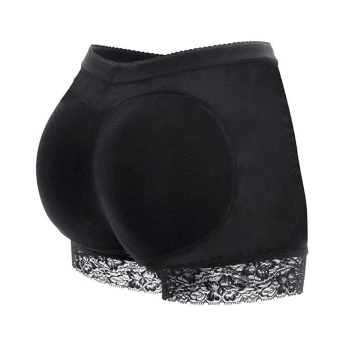 Majtki Push-Up Efekt Powiększenia Modelowanie Pośladków Koronka Czarne Xxl